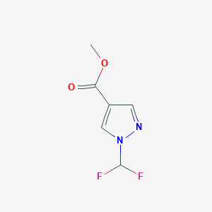 Methyl 1-(difluoromethyl)pyrazole-4-carboxylate