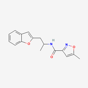 N-(1-(benzofuran-2-yl)propan-2-yl)-5-methylisoxazole-3-carboxamide