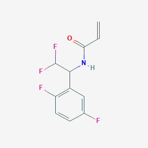 N-[1-(2,5-Difluorophenyl)-2,2-difluoroethyl]prop-2-enamide