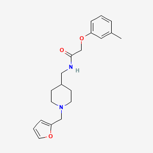 N-((1-(furan-2-ylmethyl)piperidin-4-yl)methyl)-2-(m-tolyloxy)acetamide