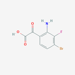 2-(2-Amino-4-bromo-3-fluorophenyl)-2-oxoacetic acid