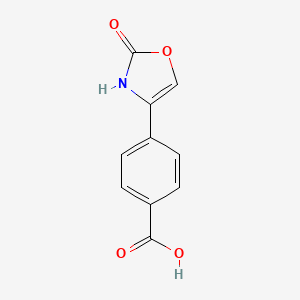 molecular formula C10H7NO4 B2672566 4-(2-Oxo-2,3-dihydrooxazol-4-yl)benzoic acid CAS No. 2228327-84-0