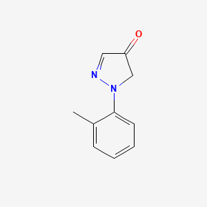 molecular formula C10H10N2O B2672576 1-(2-methylphenyl)-1H-pyrazol-4-on CAS No. 191657-82-6