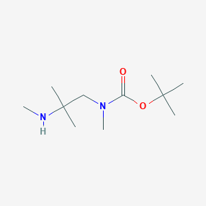 Tert-butyl N-methyl-N-[2-methyl-2-(methylamino)propyl]carbamate