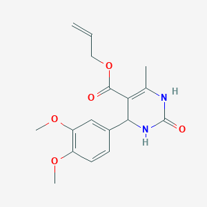 Allyl 4-(3,4-dimethoxyphenyl)-6-methyl-2-oxo-1,2,3,4-tetrahydropyrimidine-5-carboxylate