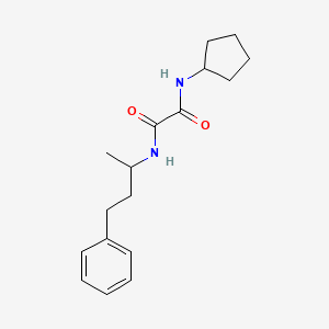 molecular formula C17H24N2O2 B2672623 N1-cyclopentyl-N2-(4-phenylbutan-2-yl)oxalamide CAS No. 941998-28-3