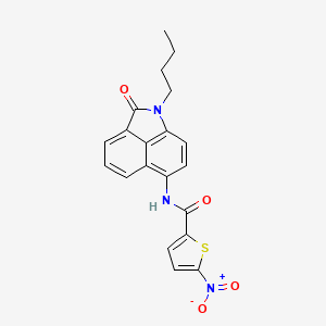 N-(1-butyl-2-oxo-1,2-dihydrobenzo[cd]indol-6-yl)-5-nitrothiophene-2-carboxamide
