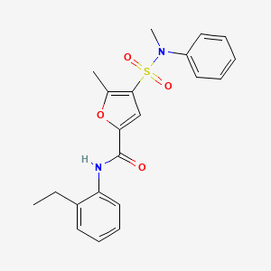 N-(2-ethylphenyl)-5-methyl-4-(N-methyl-N-phenylsulfamoyl)furan-2-carboxamide