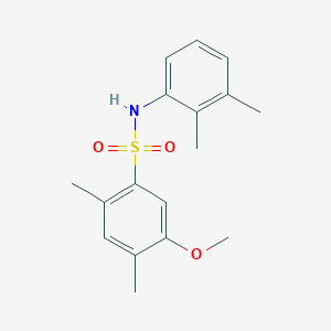 molecular formula C17H21NO3S B2672649 N-(2,3-dimethylphenyl)-5-methoxy-2,4-dimethylbenzene-1-sulfonamide CAS No. 2415584-18-6