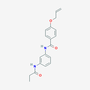 molecular formula C19H20N2O3 B267266 4-(allyloxy)-N-[3-(propionylamino)phenyl]benzamide 