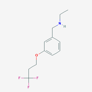 N-[[3-(3,3,3-trifluoropropoxy)phenyl]methyl]ethanamine