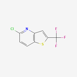 5-Chloro-2-(trifluoromethyl)thieno[3,2-b]pyridine