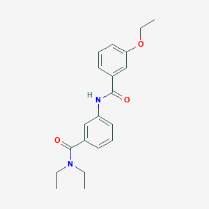 molecular formula C20H24N2O3 B267269 3-[(3-ethoxybenzoyl)amino]-N,N-diethylbenzamide 