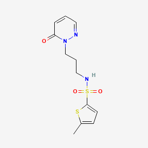 5-methyl-N-(3-(6-oxopyridazin-1(6H)-yl)propyl)thiophene-2-sulfonamide