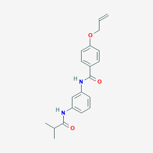 molecular formula C20H22N2O3 B267272 4-(allyloxy)-N-[3-(isobutyrylamino)phenyl]benzamide 