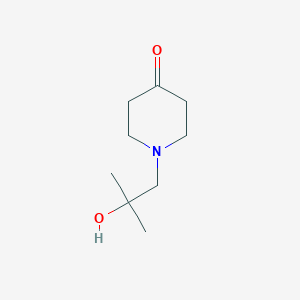 molecular formula C9H17NO2 B2672732 1-(2-Hydroxy-2-methylpropyl)piperidin-4-one CAS No. 1178745-69-1