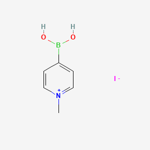 molecular formula C6H9BINO2 B2672750 4-Borono-n-methylpyridinium iodide CAS No. 362045-65-6
