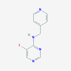 5-Fluoro-N-(pyridin-4-ylmethyl)pyrimidin-4-amine