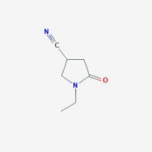 molecular formula C7H10N2O B2672786 1-乙基-5-氧代吡咯啉-3-碳腈 CAS No. 1343491-22-4