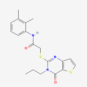 N-(2,3-dimethylphenyl)-2-[(4-oxo-3-propyl-3,4-dihydrothieno[3,2-d]pyrimidin-2-yl)sulfanyl]acetamide