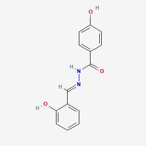 molecular formula C14H12N2O3 B2672799 4-Hydroxybenzoic (2-hydroxybenzylidene)hydrazide CAS No. 159597-77-0