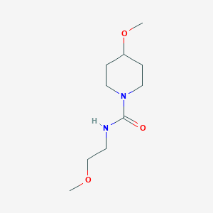 molecular formula C10H20N2O3 B2672827 4-Methoxy-N-(2-methoxyethyl)piperidine-1-carboxamide CAS No. 2129781-55-9