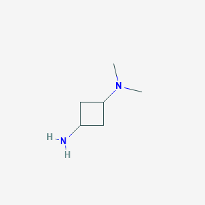 molecular formula C6H14N2 B2672828 trans-N1,N1-dimethylcyclobutane-1,3-diamine CAS No. 1821830-18-5