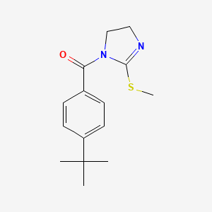 (4-Tert-butylphenyl)-(2-methylsulfanyl-4,5-dihydroimidazol-1-yl)methanone