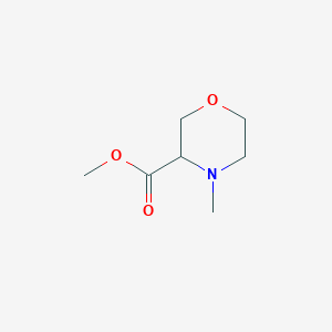 molecular formula C7H13NO3 B2672881 Methyl 4-methylmorpholine-3-carboxylate CAS No. 1544577-76-5