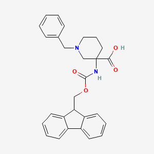 1-Benzyl-3-({[(9H-fluoren-9-yl)methoxy]carbonyl}amino)piperidine-3-carboxylic acid
