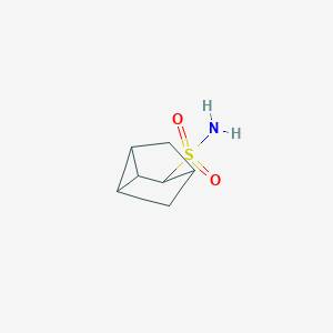molecular formula C7H11NO2S B2672899 Tricyclo[2.2.1.02,6]heptane-3-sulfonamide CAS No. 2413886-23-2