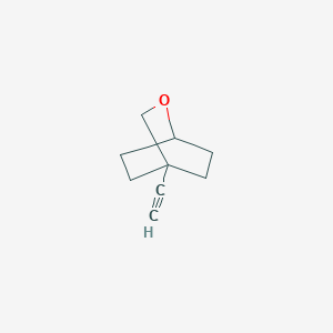 molecular formula C9H12O B2672937 4-Ethynyl-2-oxabicyclo[2.2.2]octane CAS No. 2460749-03-3