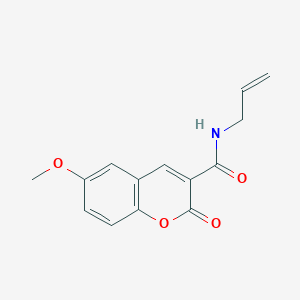 N-allyl-6-methoxy-2-oxo-2H-chromene-3-carboxamide