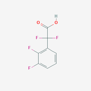 molecular formula C8H4F4O2 B2672956 2-(2,3-Difluorophenyl)-2,2-difluoroacetic acid CAS No. 1343655-86-6
