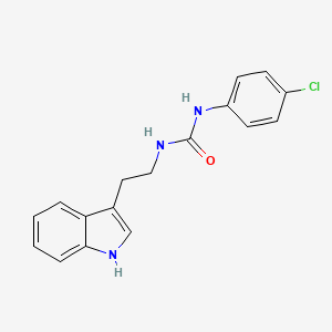 1-(4-chlorophenyl)-3-[2-(1H-indol-3-yl)ethyl]urea