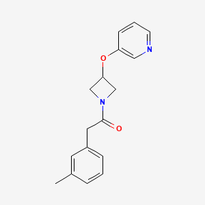 1-(3-(Pyridin-3-yloxy)azetidin-1-yl)-2-(m-tolyl)ethanone
