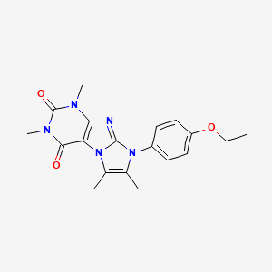 8-(4-ethoxyphenyl)-1,3,6,7-tetramethyl-1H-imidazo[2,1-f]purine-2,4(3H,8H)-dione