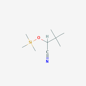 3,3-Dimethyl-2-[(trimethylsilyl)oxy]butanenitrile