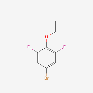 molecular formula C8H7BrF2O B2672998 5-Bromo-2-ethoxy-1,3-difluorobenzene CAS No. 115467-04-4