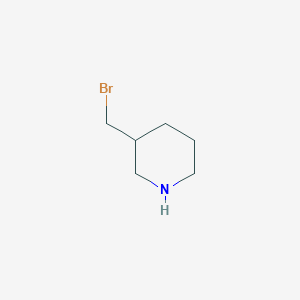 molecular formula C6H12BrN B2673001 3-(溴甲基)哌啶 CAS No. 1011407-68-3