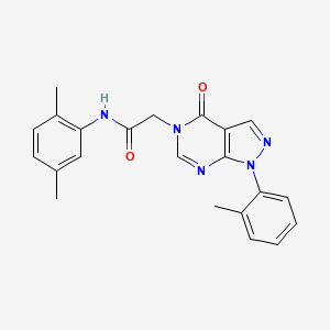 N-(2,5-dimethylphenyl)-2-[1-(2-methylphenyl)-4-oxo-1H,4H,5H-pyrazolo[3,4-d]pyrimidin-5-yl]acetamide