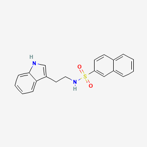 molecular formula C20H18N2O2S B2673050 N-[2-(1H-吲哚-3-基)乙基]萘-2-磺酰胺 CAS No. 372109-24-5