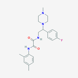 N1-(2,4-dimethylphenyl)-N2-(2-(4-fluorophenyl)-2-(4-methylpiperazin-1-yl)ethyl)oxalamide