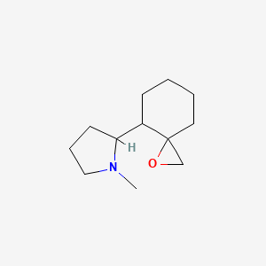 1-Methyl-2-(1-oxaspiro[2.5]octan-4-yl)pyrrolidine