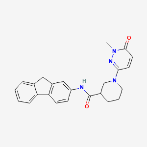 N-(9H-fluoren-2-yl)-1-(1-methyl-6-oxo-1,6-dihydropyridazin-3-yl)piperidine-3-carboxamide