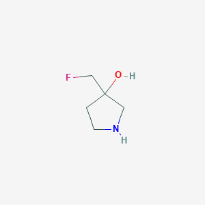 3-(Fluoromethyl)pyrrolidin-3-ol