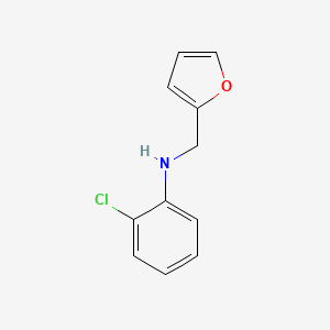 2-chloro-N-(furan-2-ylmethyl)aniline