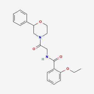 2-ethoxy-N-(2-oxo-2-(2-phenylmorpholino)ethyl)benzamide
