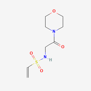 molecular formula C8H14N2O4S B2673201 N-[2-(morpholin-4-yl)-2-oxoethyl]ethene-1-sulfonamide CAS No. 2097918-62-0