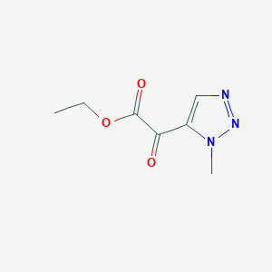 molecular formula C7H9N3O3 B2673219 ethyl 2-(1-methyl-1H-1,2,3-triazol-5-yl)-2-oxoacetate CAS No. 2028179-65-7